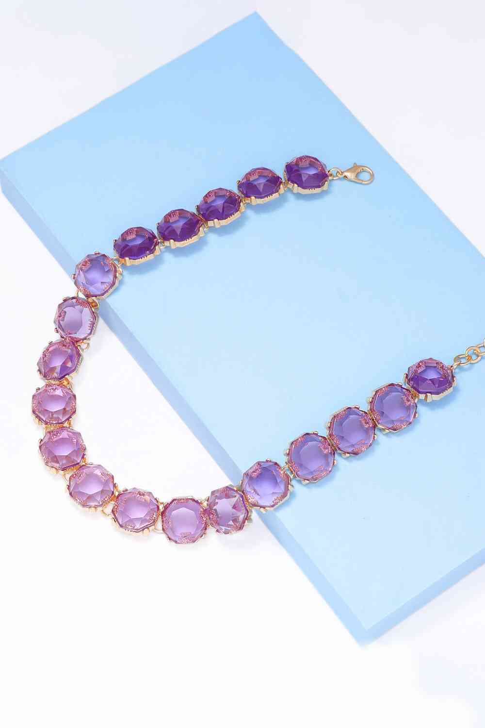 Zinc Alloy Resin Necklace