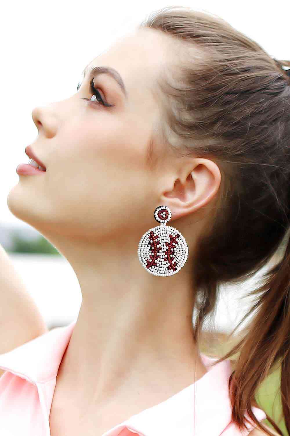 Round Shape Dangle Earrings